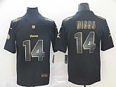 Nike Vikings 14 Stefon Diggs Black Gold Vapor Untouchable Limited Jersey,baseball caps,new era cap wholesale,wholesale hats